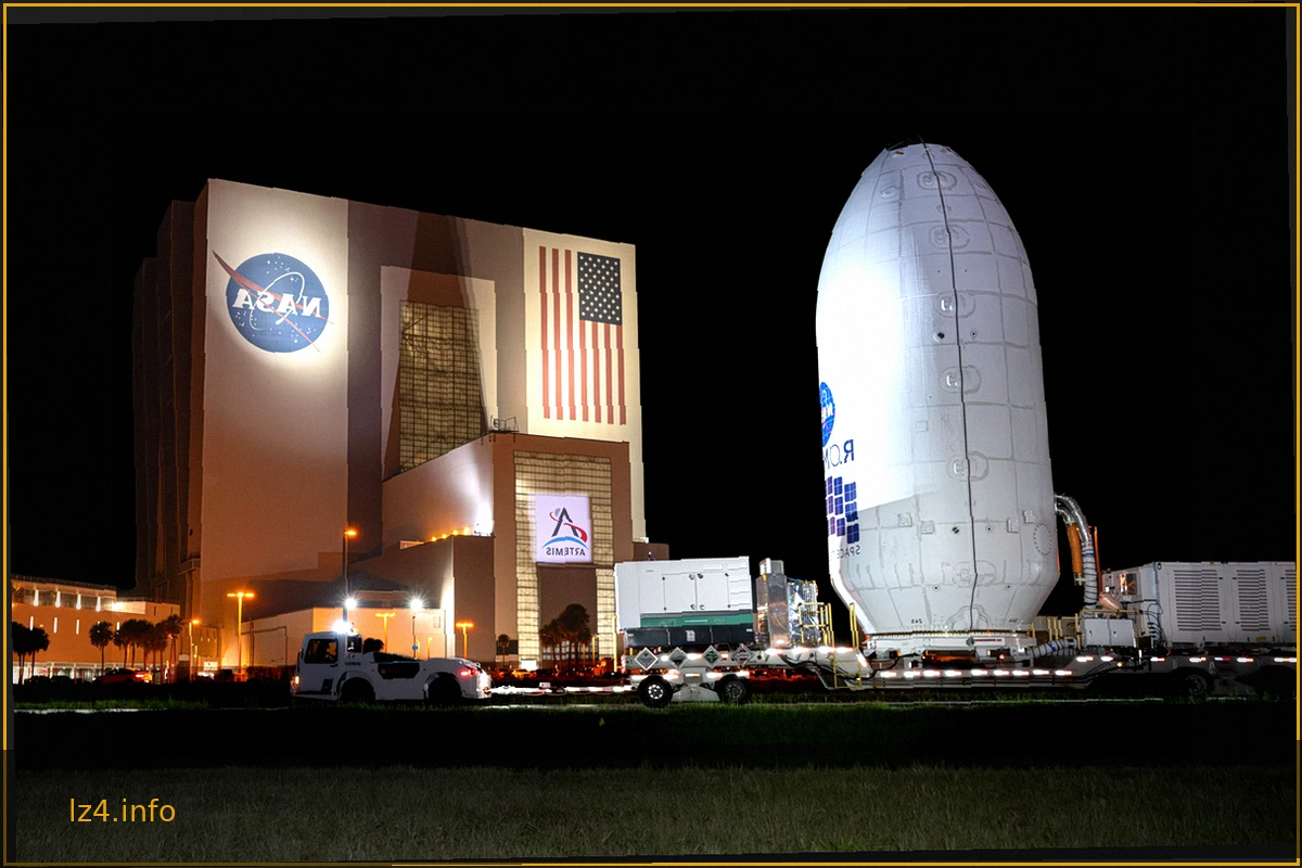 Nancy Grace Roman Space Telescope Moves to SpaceX Hangar for Launch Preparation