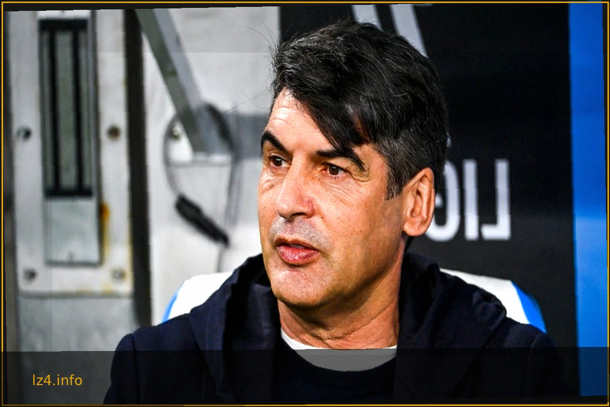 Sparta Prague-OL: Paulo Fonseca Defends Tactical Choices After Lyon's Defeat
