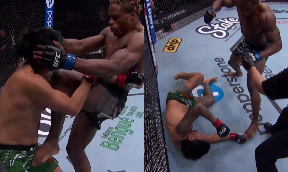 Preview Ateba Gautier Knocks Out Jose Medina with Devastating Knee at UFC Mexico