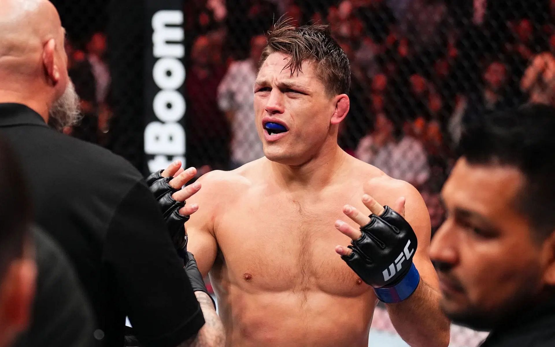 Preview Drew Dober’s Reaction to UFC Mexico Fight Stop