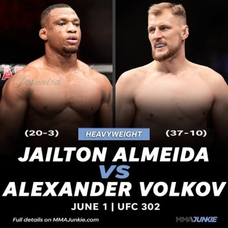 Alexander Volkov Dismisses Jailton Almeida Fight Rumor, Almeida Responds