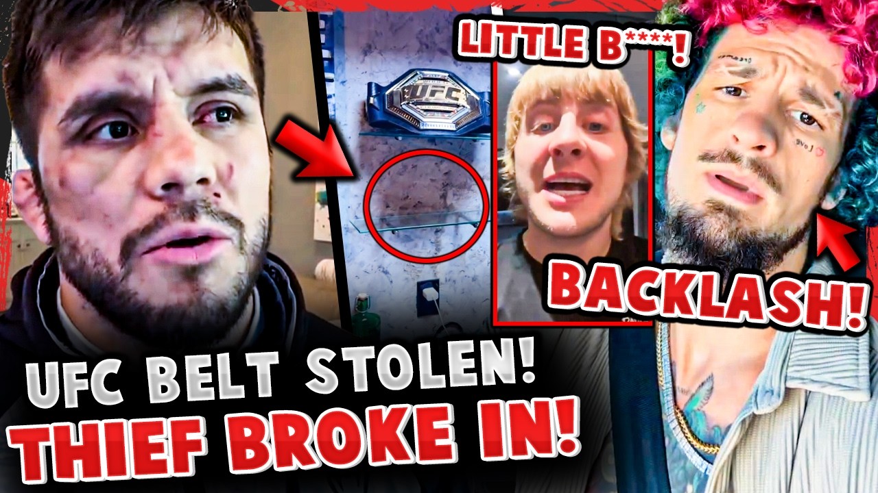 Preview Burglar Broke Into Henry Cejudo’s Studio, Stole First UFC Belt