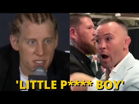 Preview Heated Backstage Confrontation: Colby Covington and Paddy Pimblett Clash at UFC 314