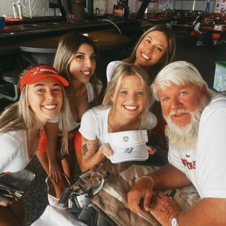 Hanging with John Daly at the Augusta Hooters
