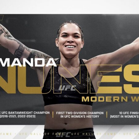Amanda Nunes Overwhelmed with Emotion as UFC Hall of Fame Induction Announced