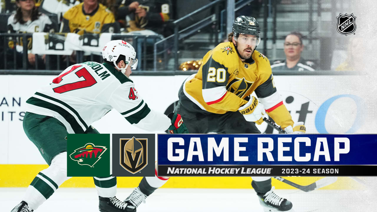 Preview Wild-Golden Knights Game 1 NHL Preview