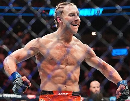 Watch Paddy Pimblett open up nasty cut on Michael Chandler with brutal knee in slow motion at UFC 314