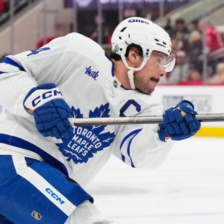 Today’s best NHL anytime goal scorer props: Back Maple Leafs star against Senators