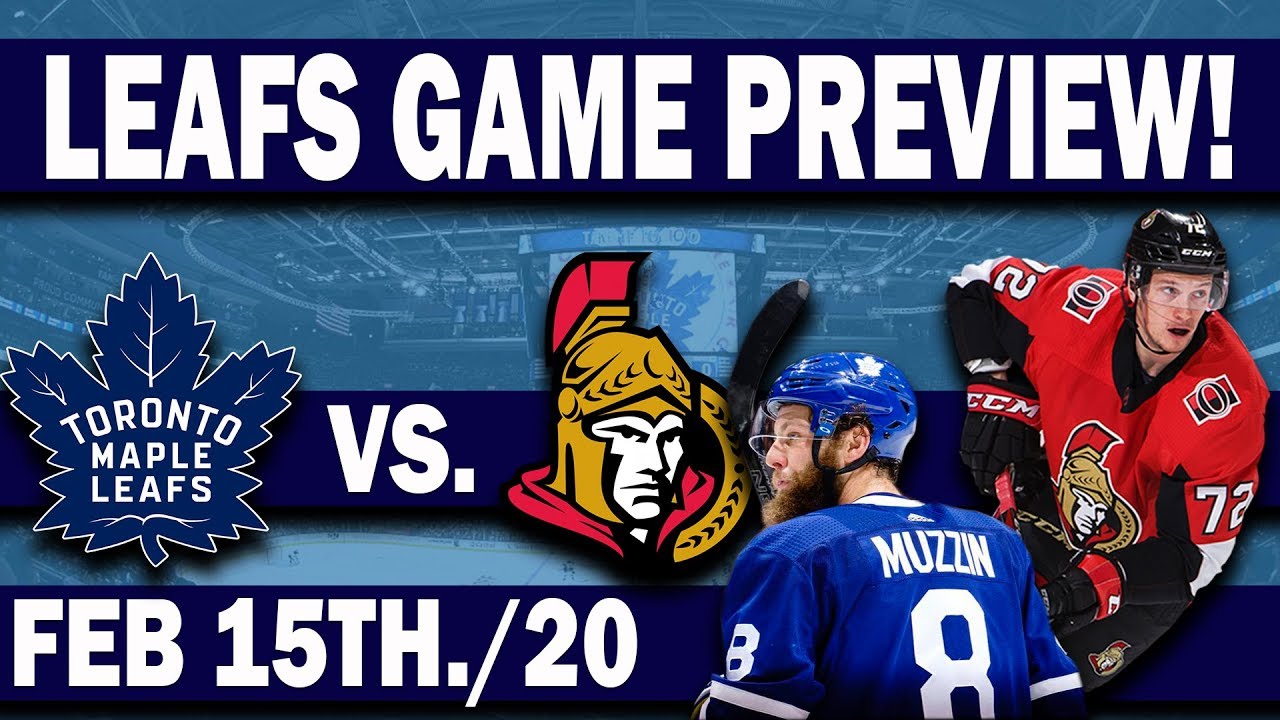 Preview Senators vs. Maple Leafs: Game 3 Preview and Predictions