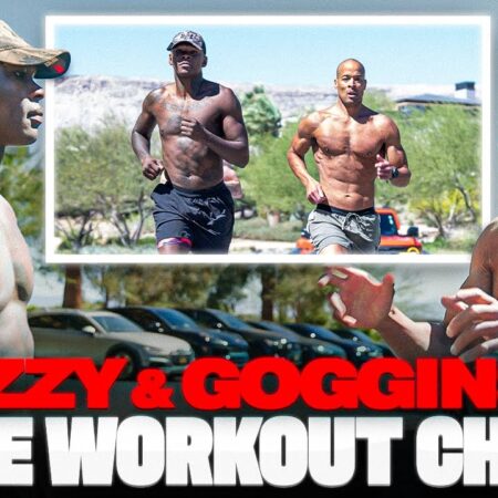 Watch Israel Adesanya Puke During Intense David Goggins Workout