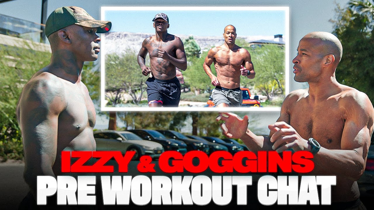 Preview Watch Israel Adesanya Puke During Intense David Goggins Workout
