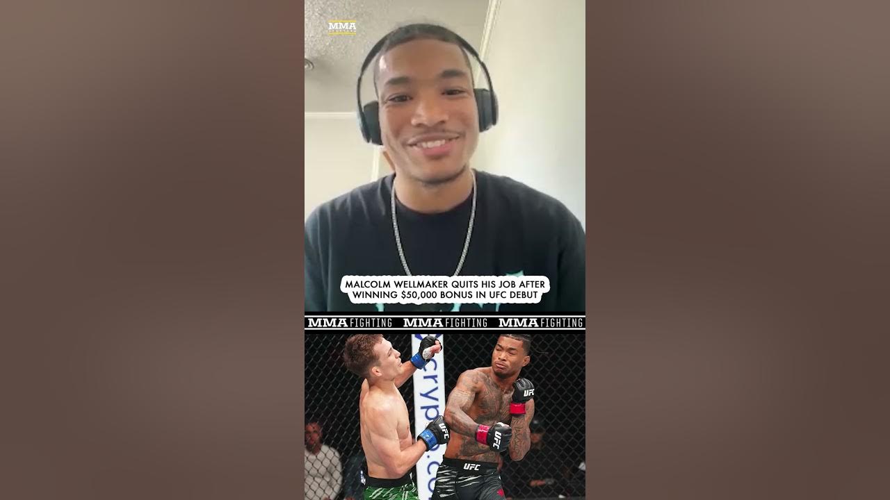 Preview Malcolm Wellmaker Quits Pipefitter Job After Earning $50,000 Bonus in UFC Debut