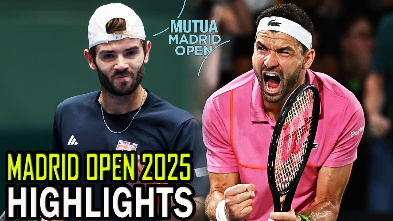 Preview Grigor Dimitrov Defeats Jacob Fearnley in Madrid Masters Third Round