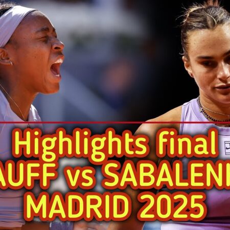 Coco Gauff Congratulates Aryna Sabalenka After Madrid Final