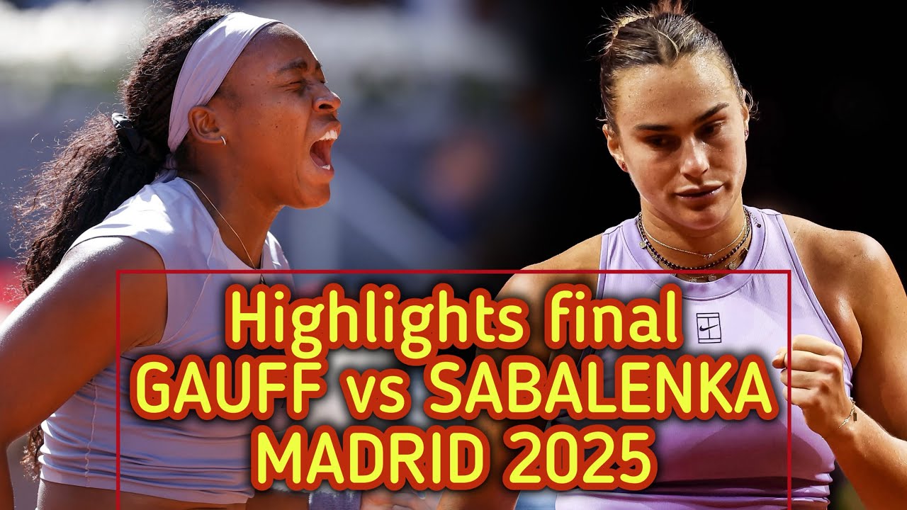Preview Coco Gauff Congratulates Aryna Sabalenka After Madrid Final