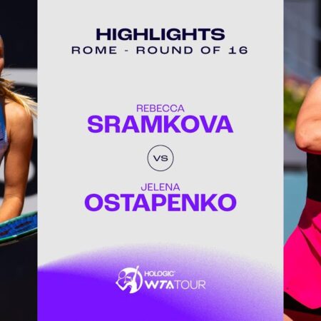 Ostapenko Overcomes Šramková in Tough Rome Opener