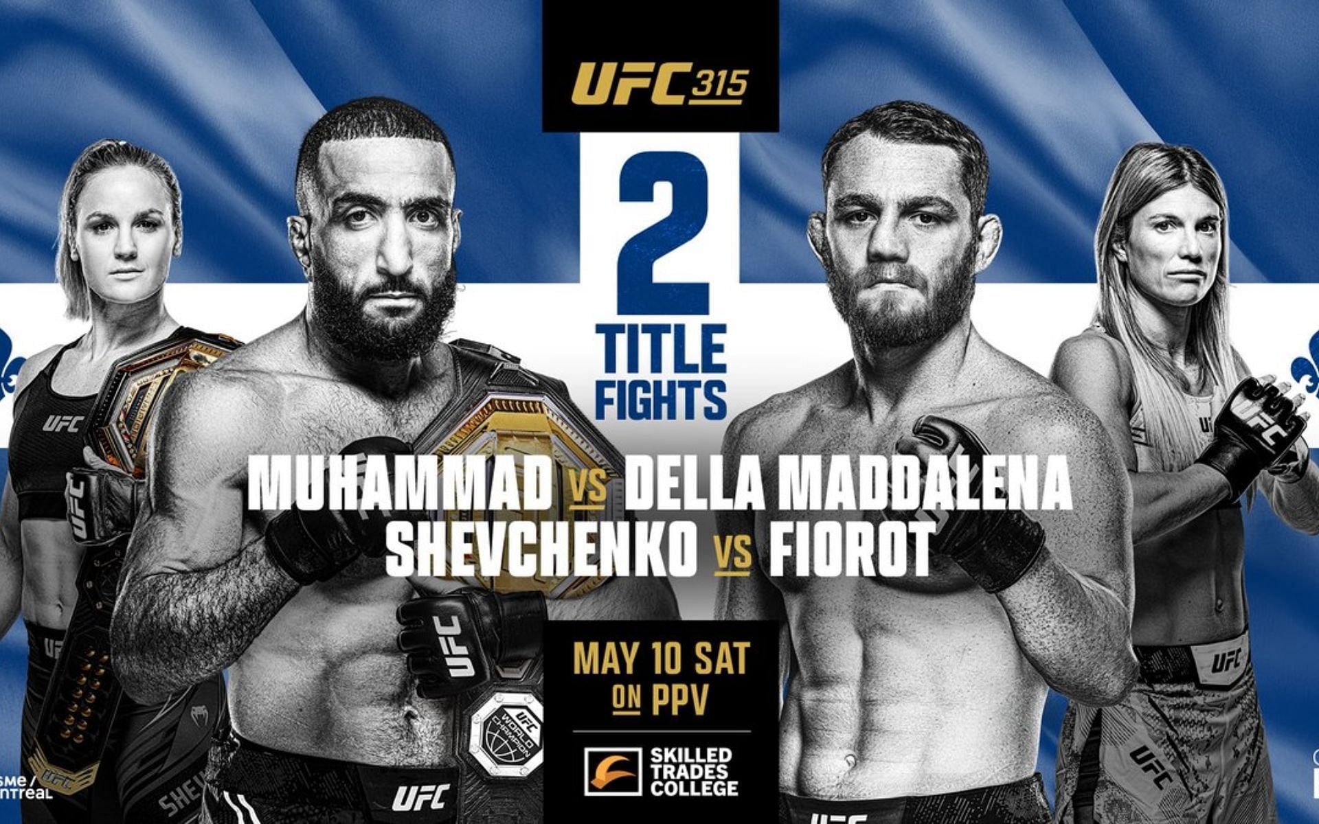 Preview UFC 315 Weigh-In Results and Fight Card