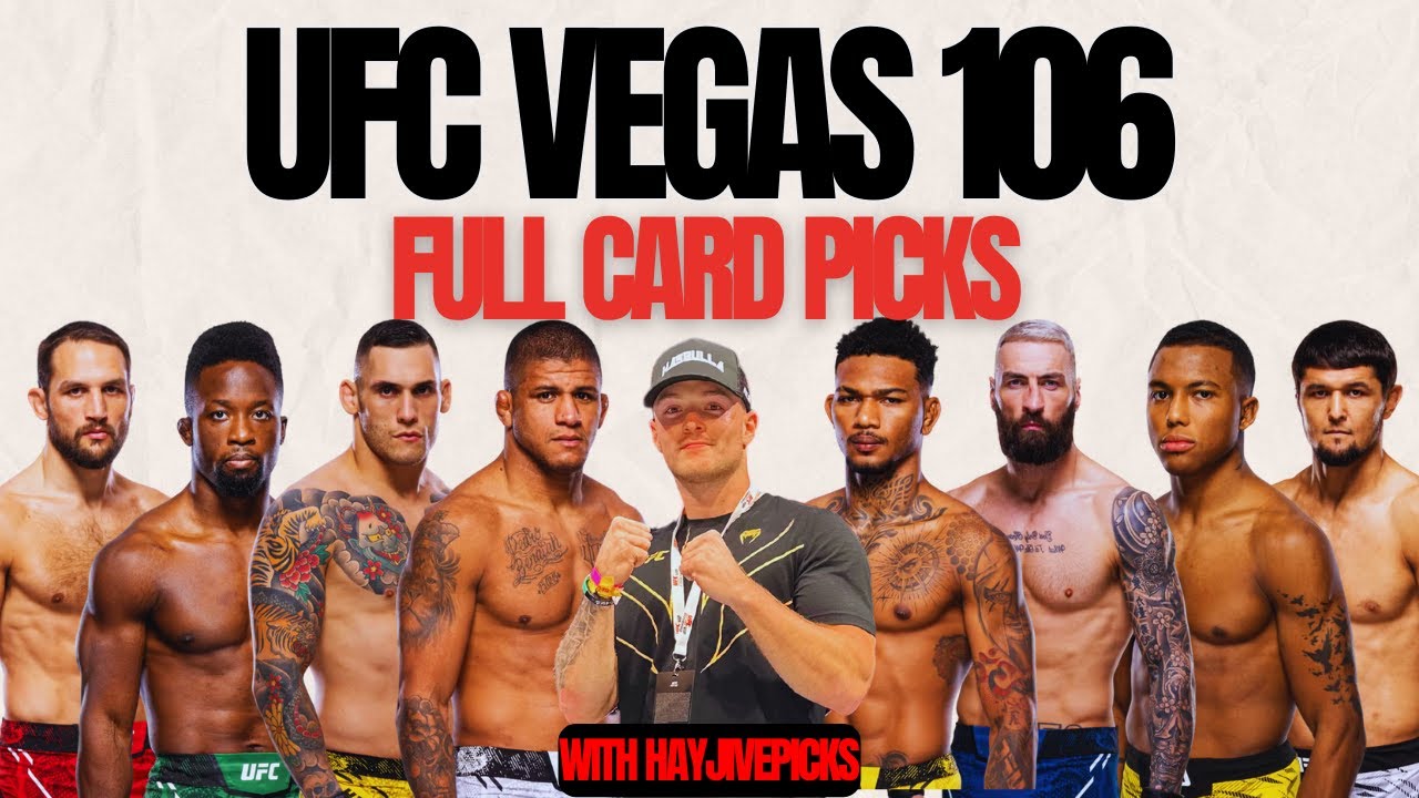 Preview UFC Vegas 106 Weigh-In Results: Burns vs. Morales