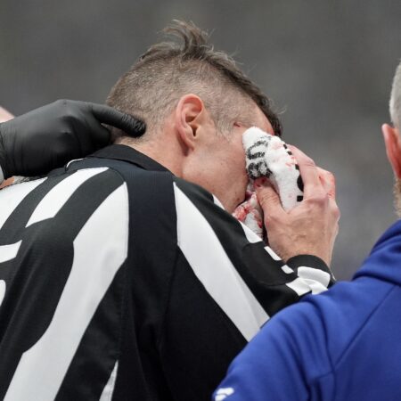 NHL Referee Chris Rooney Injured by High Stick, Expected to Return