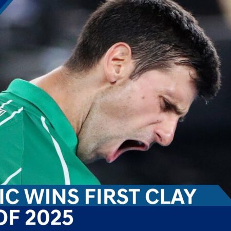 Novak Djokovic Comments on First Clay Win of the Season