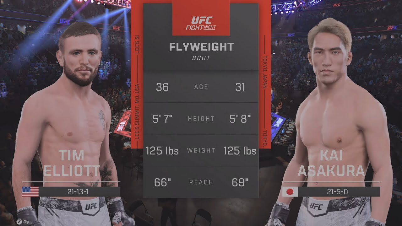 Preview Tim Elliott Returns After Long Layoff to Face Kai Asakura at UFC 319