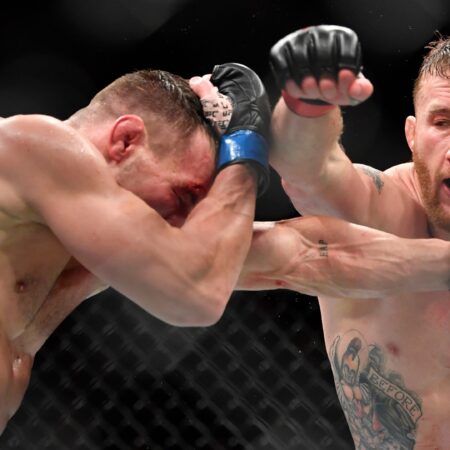 Watch Michael Bisping, Justin Gaethje, Jon Anik and Bruce Buffer Make Cameos in New ‘Naked Gun’ Trailer