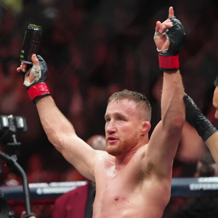 Justin Gaethje Targets Winner of UFC 317 Lightweight Title Fight