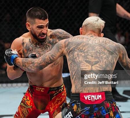 The Unstoppable Force: Ilia Topuria’s Dominant TKO Victory Over Charles Oliveira at UFC 317