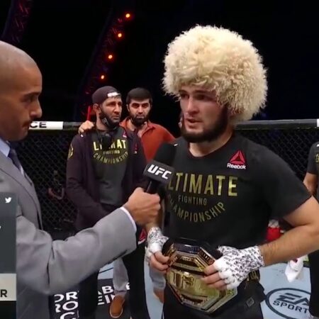 Beyond the Octagon: Khabib Nurmagomedov’s Unexpected Display of Respect in Dubai