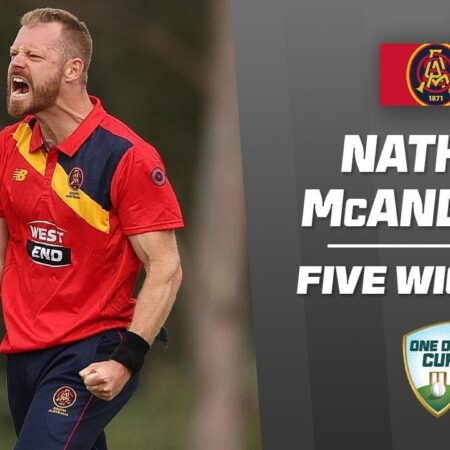 McAndrew’s Five-Star Performance Ignites South Australia’s One-Day Cup Campaign