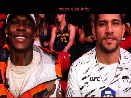 Алекс Перейра поддержал Исраэля Адесанью перед UFC Seattle