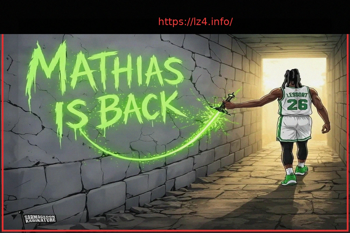 Preview Le retour de Mathias Lessort sur le terrain confirmé par son épouse