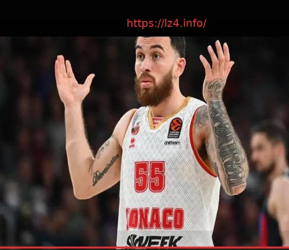 Monaco’s Mike James Sidelined for 2-3 Weeks Amidst Club Crisis