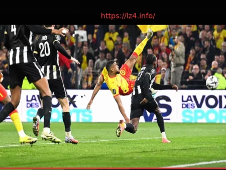 Matthieu Udol’s 30th Birthday Masterpiece: Acrobatic Bicycle Kick Seals Lens’ Dominant Win