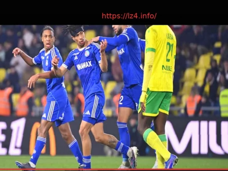 LIVE: Nantes vs. Strasbourg – Nantes Pegged Back Just Before Halftime