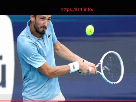 Medvedev Suffers “Bagel” Loss in First Set to Cerundolo at Miami Masters
