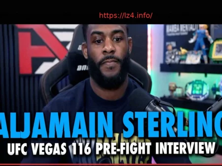 Aljamain Sterling: победа на UFC Vegas 116 может открыть путь к бою с Volkanovski