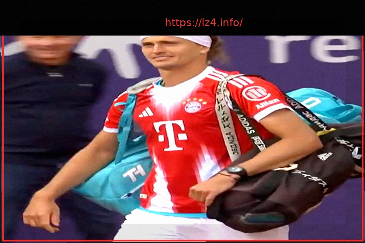 Preview Зверев вышел в футболке «Баварии» на матч турнира в Мюнхене