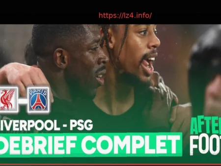 Paris Saint-Germain se qualifie pour les demi-finales de la Ligue des Champions après une victoire 2-0 contre Liverpool