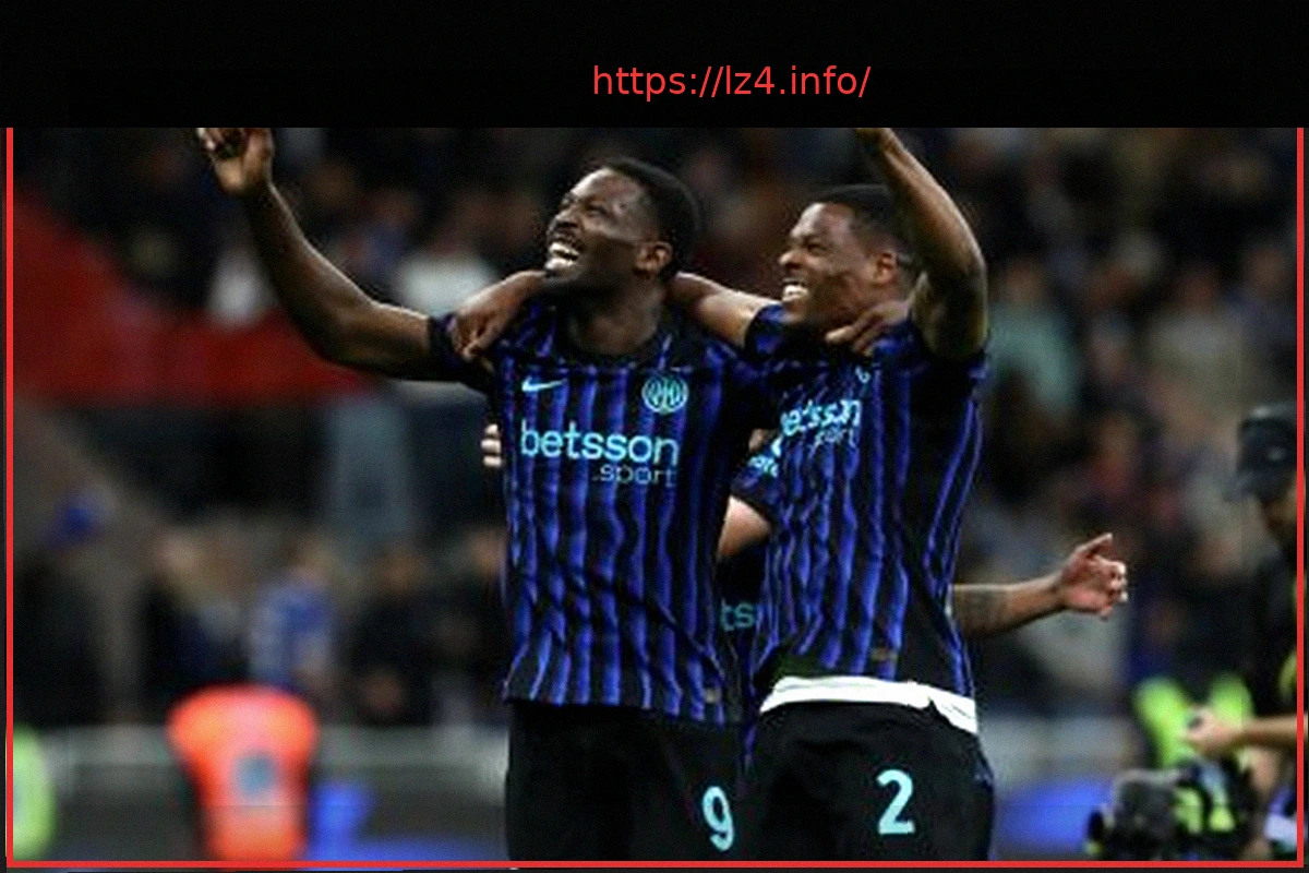 Preview Inter’s Jubilant Celebration: Thuram and Calhanoglu Lead the Charge After Thrilling 3-2 Coppa Italia Semi-Final Victory
