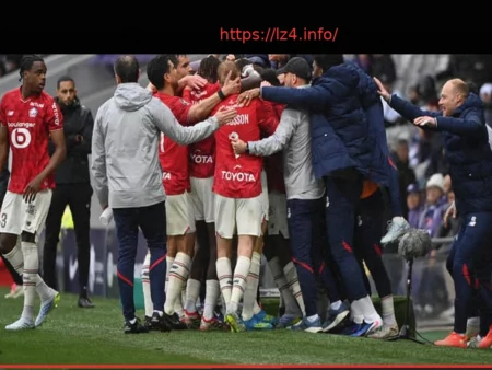 Lille Celebrates First Goal with Coach Bruno Genesio Amidst Personal Tragedy