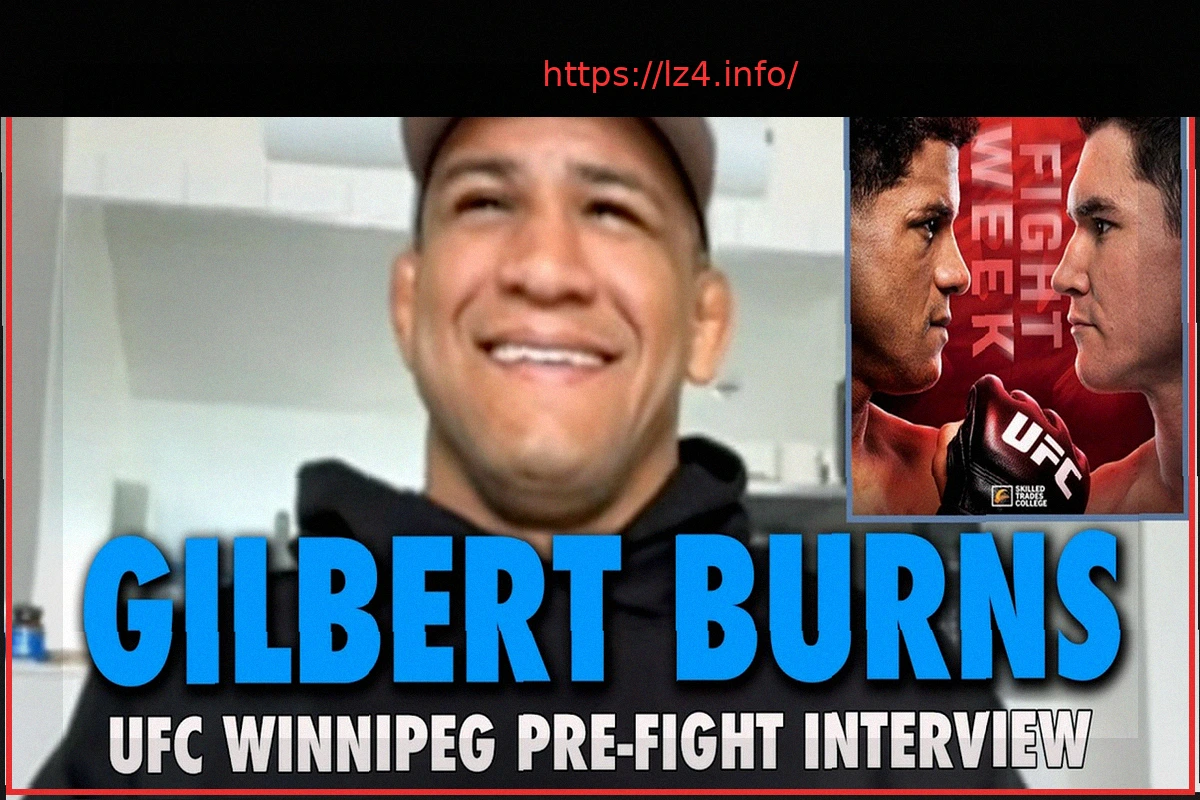 Preview Gilbert Burns: Pressure on Malott at UFC Winnipeg, I’m Relaxed
