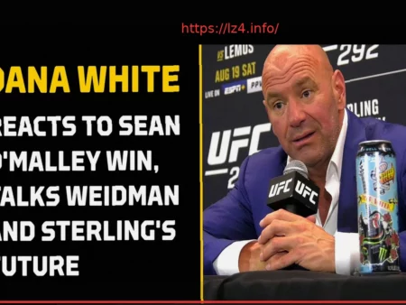 UFC: Дана Уайт опровергает разговоры о титульном элиминаторе на UFC on ESPN 35