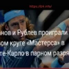 Khachanov and Rublev Suffer Early Exit at Monte Carlo Masters Doubles