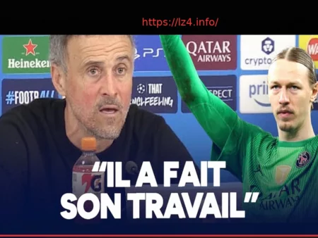 Луис Энрике доволен вкладом Сафонова в командную игру после поражения от Ливерпуля