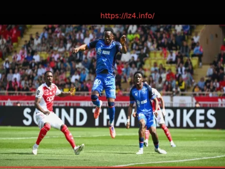 Monaco vs Auxerre : La Poussée Monégasque pour Réduire le Score, Léon en Acteur Clé