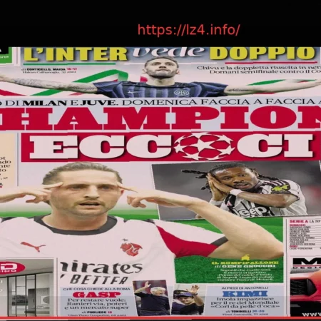 Today’s Papers: Champions League Race Heats Up, Inter’s Double Pursuit