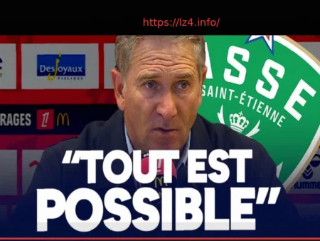 ASSE 0-0 Nice : “Au match retour tout est possible” rappelle Montanier à 90 minutes de monter en Ligue 1