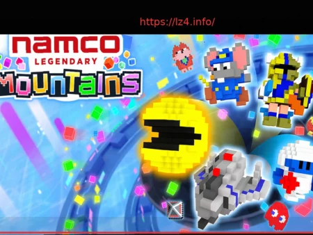 Namco Legendary Mountains: A Retro-Themed Voxel Puzzle Game for PC and Switch