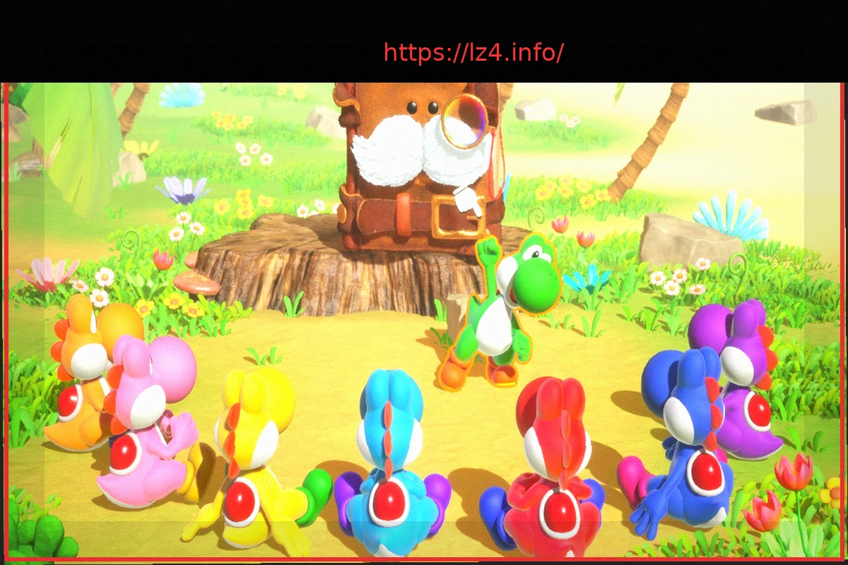 Preview Yoshi and the Mysterious Book: Chapters and Levels on Nintendo Switch 2